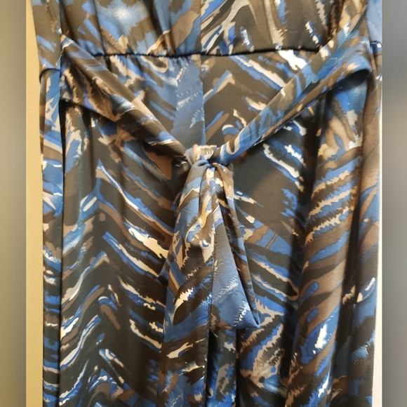 Melody Maternity Drape Neck, Tie Back Sleeveless Dress, Small - Picture 4 of 6